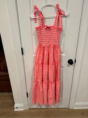 Tuckernuck Pomander Place Nellie Gingham Tie-Strap Dress